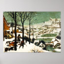 Search for hunters in the snow posters Pieter bruegel the elder