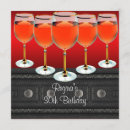 Recherche de verre de vin rouge invitations Fête d'anniversaire