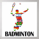 Recherche de badminton posters Athlète