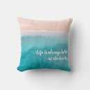 Search for sea life pillows Turquoise