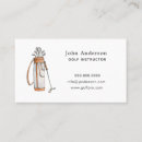 Recherche de golf coach cartes visite Golfeur