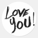 Search for love notes stickers Black and white