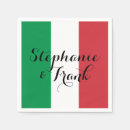 Recherche de drapeau italien serviettes Rouge vert