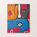 Recherche de visages puzzles Rouge
