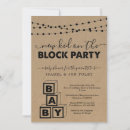 Recherche de block party invitations Rustique