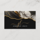 Search for black and gold marble business cards Modern