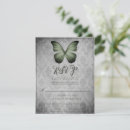 Search for butterflies rsvp cards Vintage