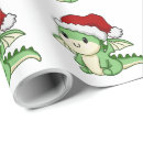 Recherche de dragons mignons papier cadeau Vacances