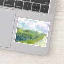 Recherche de champ de blé autocollants Vincent van gogh