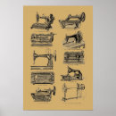 Search for antique sewing machine posters Vintage