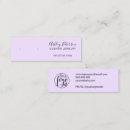 Search for lavender business cards Modern