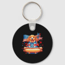 Search for hot dog keychains Patriotic