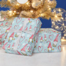 Search for love wrapping paper Snowflakes