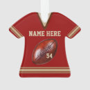 Search for football jersey ornaments Team