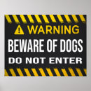 Search for beware of dog signs Warning