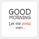 Search for funny good morning stickers Quote