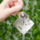Search for blue eyes keychains Cat