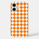 Search for orange and white iphone cases Chequerboard
