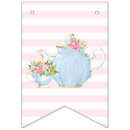 Search for tea party birthday bunting flags Kids