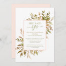 Search for autumn bridal shower invitations Botanical
