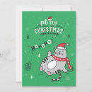 Recherche de de chat noël invitations Animal mignon