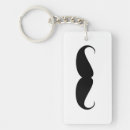 Search for moustached keychains Vintage