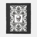 Search for black and white skull blankets Halloween
