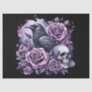 Search for gothic skull tissue paper Roses