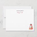 Search for baby fox note cards Watercolor