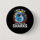 Recherche de requin drôle badges Océan