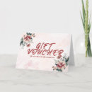 Search for voucher cards Certificate