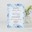 Recherche de batik invitations Bleu