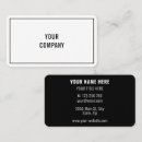Recherche de noir affaire cartes visite Noir et blanc