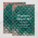 Search for mermaid sweet 16 invitations Birthday