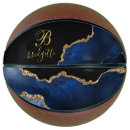 Search for blue and gold basketballs Abstract
