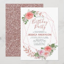 Search for rose gold geometric invitations Flowers