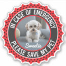 Search for emergency stickers Fur baby