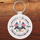 Search for 4th anniversary keychains America 250th anniversary