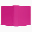 Search for hot pink binders Fuchsia