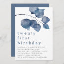 Recherche de 21 ans invitations Bleu