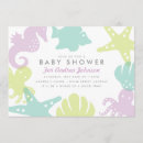 Search for purple seahorse postcards Baby shower