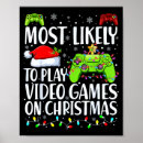 Search for video game posters Xmas