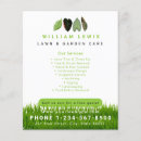 Search for lawn and garden care flyers Grass cutting