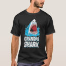 Recherche de shark hommes tshirts Grand père