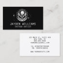Search for upload image business cards Black and white