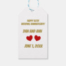 Search for 50th anniversary wedding favour tags Couple