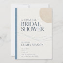 Search for linen bridal shower invitations Blue