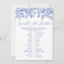 Search for floral bridal shower games Dusty blue