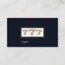 Search for lucky business cards Elegant