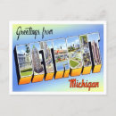 Search for vintage detroit postcards Travel